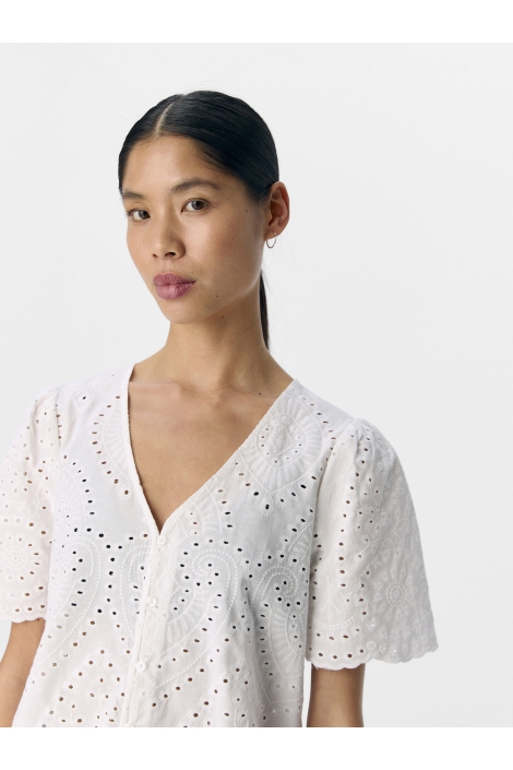 Object objbitten s/s re v-neck top div